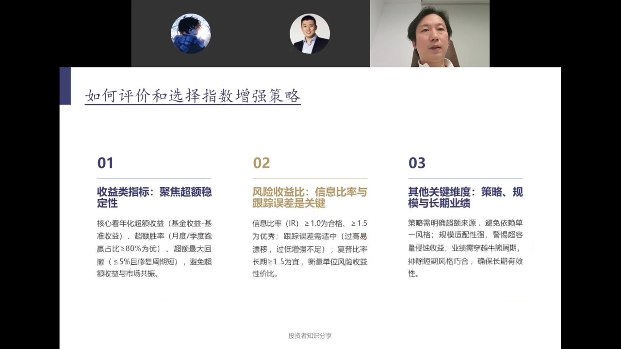 如何评价和选择指数增强策略——三大维度