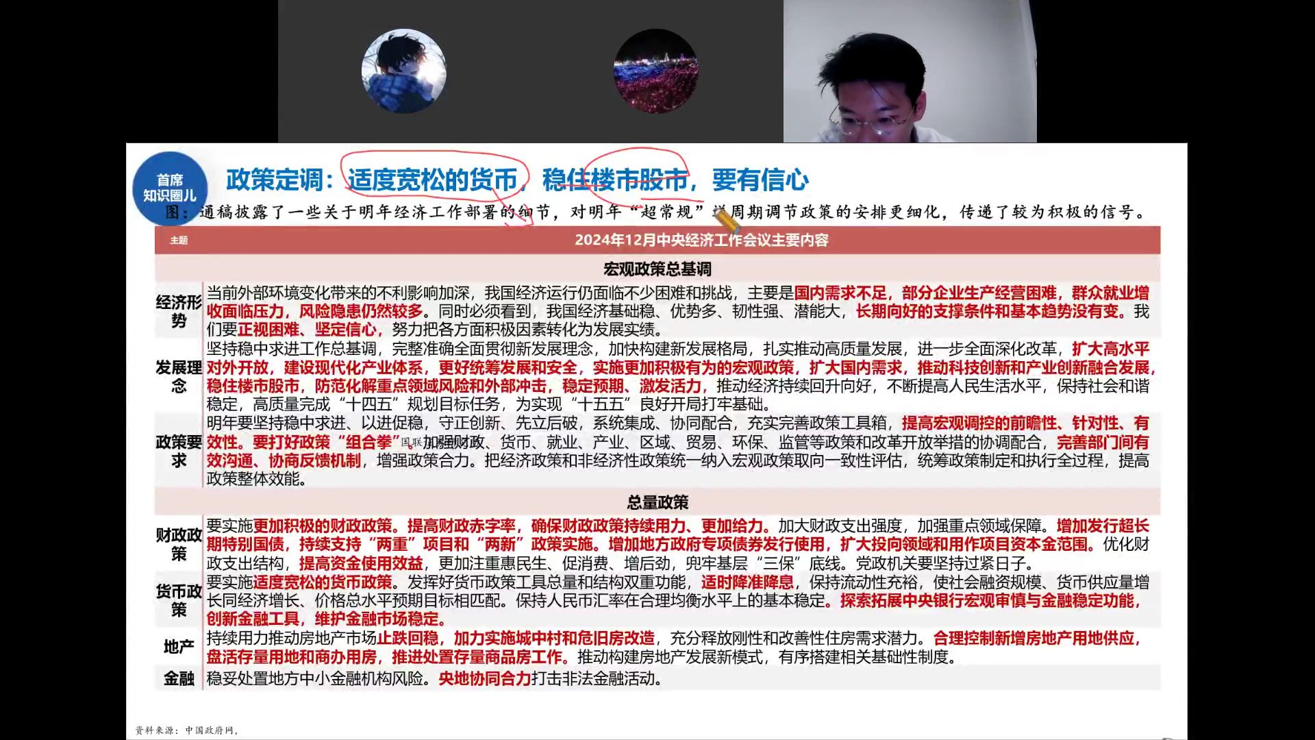 2024年12月中央经济工作会议主要内容