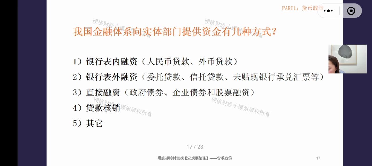 金融体系向实体提供资金的方式